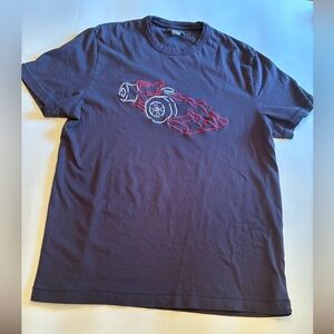 Graphic Tee in Blue French Connection size large